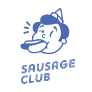 Логотип ресторана быстрого питания "Sausage Club"